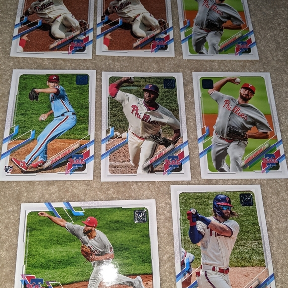 2021 Topps Philadelphia Phillies lot of 8 - Picture 2 of 7